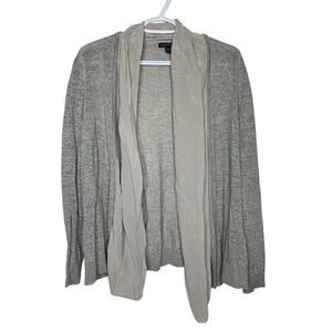 Eileen Fisher Italian Yarn Silk Light Weight Open Front Cardigan